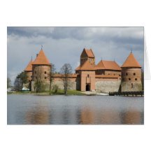 Lithuania, Trakai. Castelo 2 da ilha Cartoes