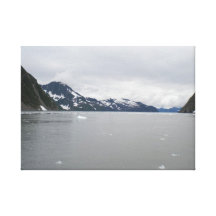 Litoral de Alaska Impressão De Canvas Esticada