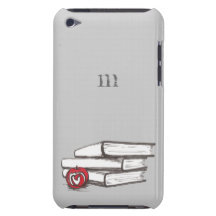Livros + Apple | customizável Capa iPod Barely There