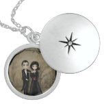 Locket do romance gótico colar personalizado