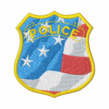 Logotipo da polícia camisa polo