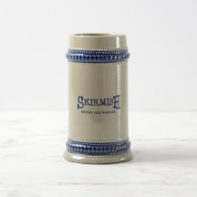 Logotipo do azul do CONFLITO Caneca