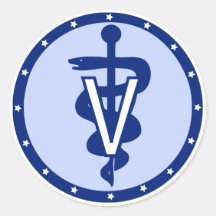 logotipo veterinário 2 adesivo