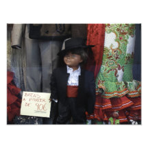 Loja tradicional do traje impressão de foto