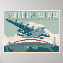 Los Angeles a New York pelo ar Posteres