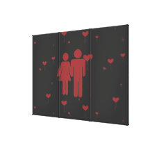 Lost Love Emotions Impressão De Canvas Envolvidas