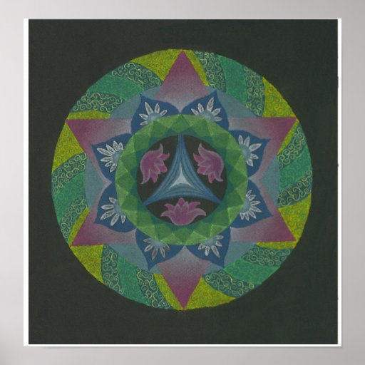Lotus preto poster