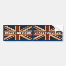 Louco para Clegg Adesivos