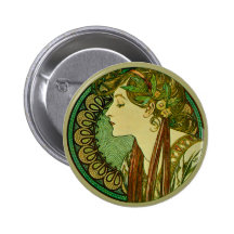 Louro, Alphonse Mucha Botons