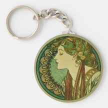 Louro, Alphonse Mucha Chaveiros