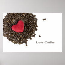 Love Coffee Posteres