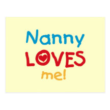 LOVESMEnanny Cartao Postal