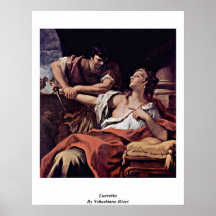 Lucretia por Sebastiano Ricci Poster