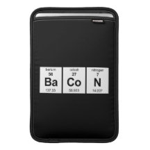 Luva de ar de Macbook do bacon Bolsas Para MacBook Air