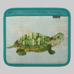 Luva do iPad da tartaruga do jade capas para ipad da rickshaw