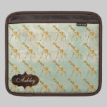 Luva do iPad do teste padrão do girafa capas para ipad da rickshaw