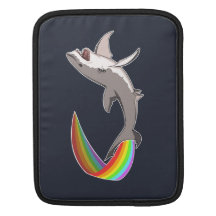 Luva do iPad do tubarão de Nyan Bolsas Para iPad