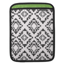 Luva elegante preta do iPad do rickshaw da cor dam Bolsa Para iPad