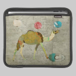 Luva sonhadora do iPad do Grunge do monograma do c capas para ipad da rickshaw