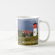 Luz de Nauset, Cape Cod, caneca de Massachusetts
