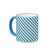 Luz - listras azuis caneca