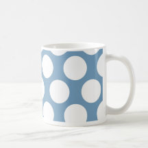 Luz - Polkadot azul Caneca