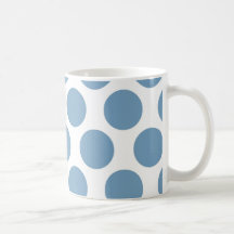 Luz - Polkadot azul Caneca