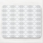 Luz - teste padrão elegante do cinza e o branco de mousepad