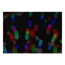 Luzes borradas convite personalizado