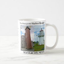 Luzes de escala do porto de Newburyport, caneca de