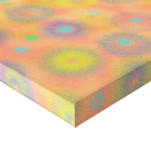 Luzes do dente-de-leão impressão de canvas envolvidas