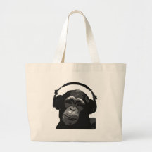 MACACO DO DJ BOLSAS PARA COMPRAS