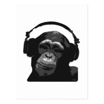 MACACO DO DJ CARTÕES POSTAIS