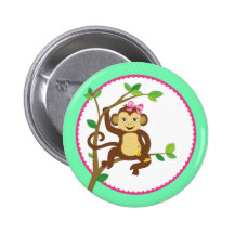 Macaco pequeno bonito botons