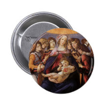 Madonna e criança com anjos por Sandro Botticelli Boton