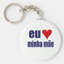 mae do minha do amo do eu chaveiros