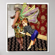Mãe figurada cheio - poster pequeno