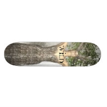 Mãe-terra-árvore selvagem skate