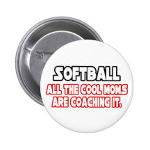 Mães legal do softball… boton