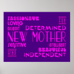 Mães novas & chás de fraldas novos das mães: Quali Poster