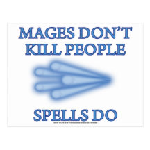 Mages não mata pessoas… cartão postal