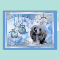 Mágica do chinês do Natal Crested cartões