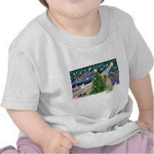 Mágica-Sloughi do Xmas Tshirt
