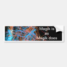 Magik é… autocolante no vidro traseiro adesivo