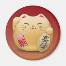 Magnet maneki-neko Gato japonês Imas