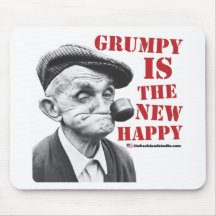 Mal-humorado é o feliz novo mousepad