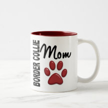 Mamã 2 de border collie canecas