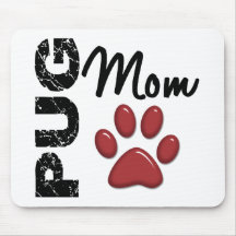 Mamã 2 do Pug Mouse Pad