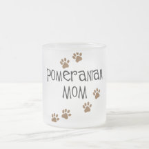 Mamã de Pomeranian Caneca