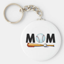 Mamã do basebol chaveiro